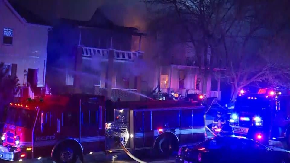 A fire in a vacant house early Tuesday spread to two other homes. The Red Cross is helping five people displaced by the fire near Sixth Street and Forest Avenue.