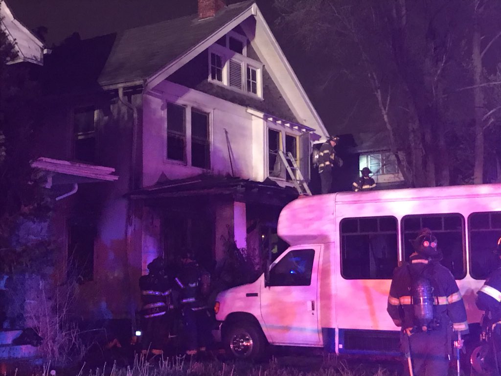 Early morning fire at 3308 Belfountaine