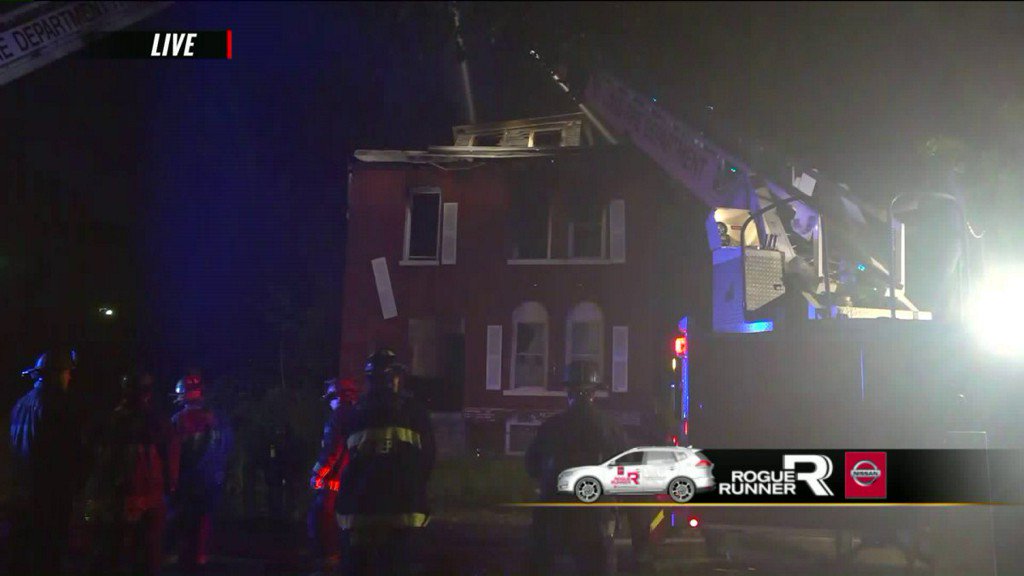Firefighters are at a house fire in the 5000 block of Minerva in north St. Louis. Someone was on the third floor attempting to escape before firefighters arrived on the scene. He heard glass breaking and then saw flames. It is not clear if that person made it out. But, there is no ambulance at the home