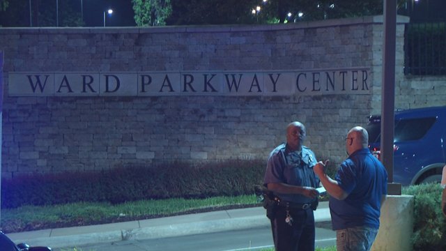 Kansas City police are looking for a man who ran down another man before shooting him in the parking lot of the Ward Parkway Center Wednesday night.  The shooting happened shortly after 9:30 p.m. Police say the victim, an African-American man in his 20s, had just come out of the Genesis Health Clubs facility, located near Ward Parkway and W 87th Street, when another man began chasing him. The man ran about 100 yards before he was shot by the suspect.  