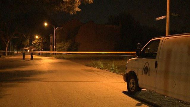 The man was shot in the neck in the area of Hadley and Chambers around 1:30 a.m. Friday. 
He was rushed to the hospital, where he was later pronounced dead