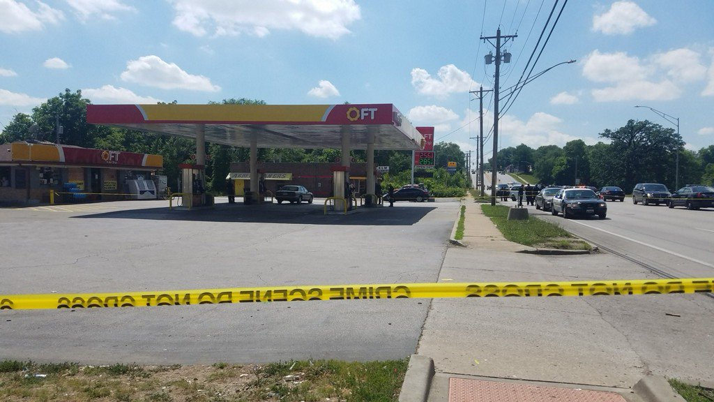 Independence police are investigating a fatal shooting Saturday afternoon at a gas station near 23rd Street and Ralston Avenue. Police said they were called about 2 p.m. to the FavTrip convenience store.