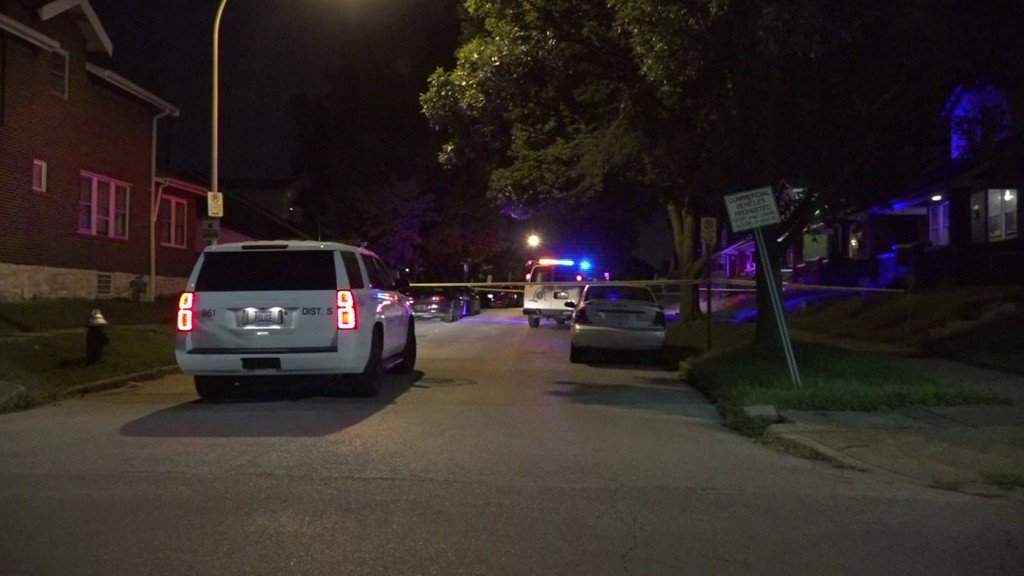 A north St. Louis shooting leaves one man shot in the legs