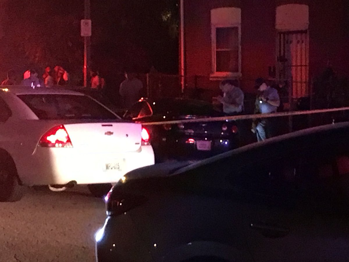 Shooting overnight on Monroe near W Florissant. 2 victims put into an ambulance, one female