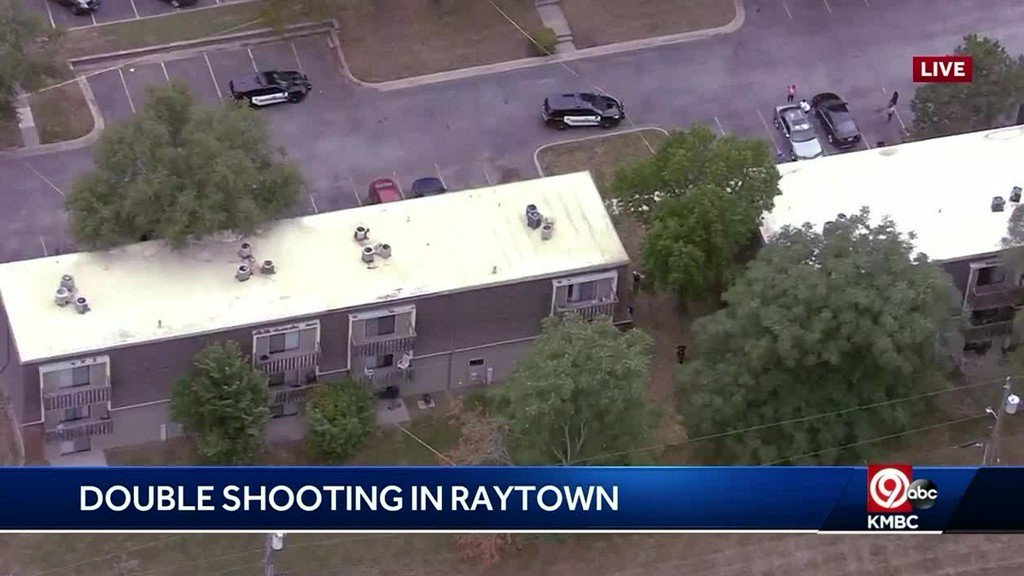 Authorities from Raytown and Kansas City called to the scene of a shooting Tuesday afternoon learned two people with gunshot wounds had been taken to area hospitals in private vehicles.