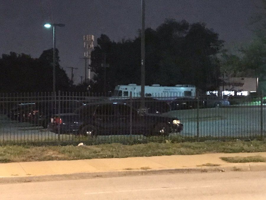 Police in Kansas City, Missouri surrounded a home for hours Monday morning in an attempt to arrest a shooting suspect. When police entered the home, they said there was no one inside.