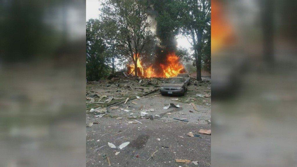 One person was killed in an explosion that destroyed a home in Byrnes Mill, Missouri