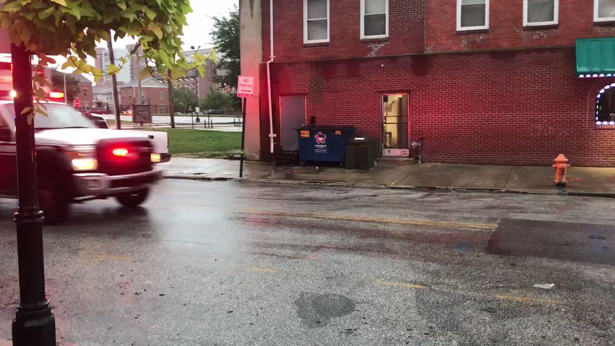 Reports that a Baltimore police officer is being taken to shock trauma   