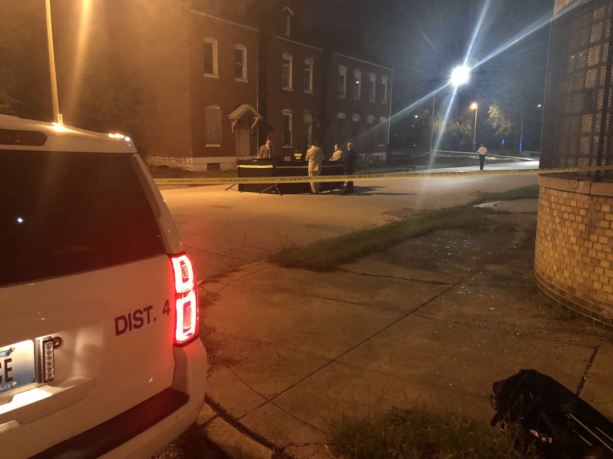 Homicide Detectives on scene after a shooting at the intersection of Clinton Steet and North Florissant in Old North St. Louis. - FOX2now   