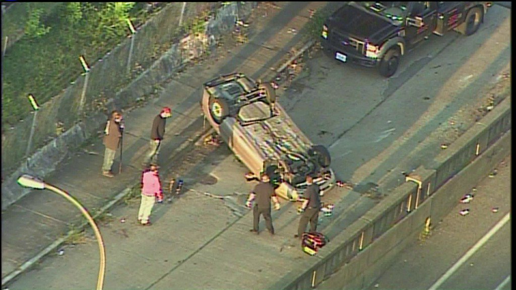 Reports of entrapment in one-vehicle crash in South City    
