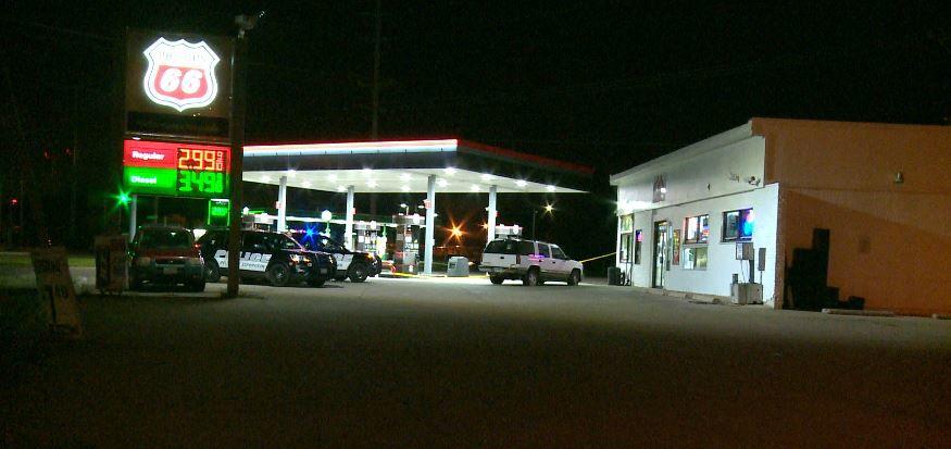 Man pulls into gas station after being shot in Belleville overnight 