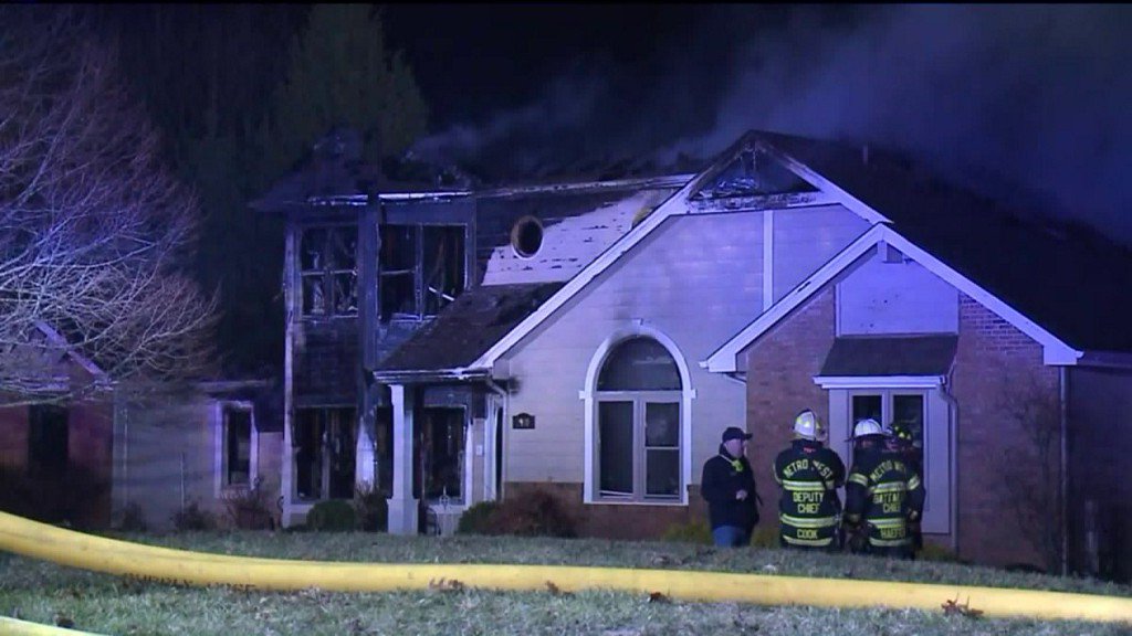 Couple safe after fire destroys Wildwood home    