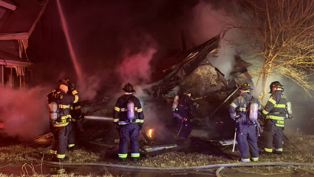 Neighbors report explosion as Kansas City home catches fire    
