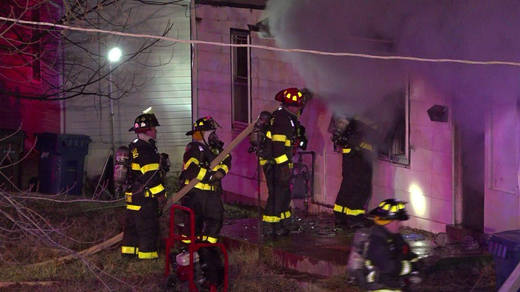Firefighter injured inside burning Ferguson vacant house    