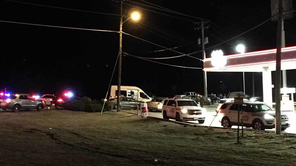 Man shot by officer after charging at him with knife, saying he wasn't going back to prison