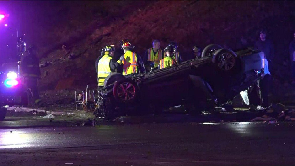 Nissan Rouge Runner was at the scene where access to the roadway was allowed but lane restrictions were still seen in the area.