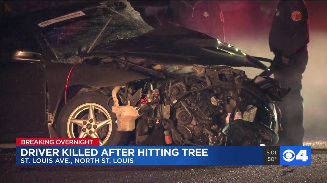 Person dead after late-night crash in north St. Louis  