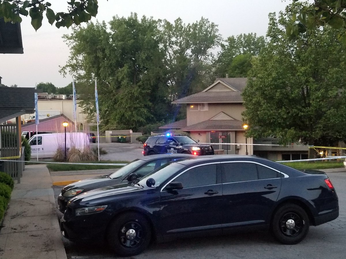 Police investigating a shooting after a 14 yr. old boy dies at the Vivion Oaks apartment complex - detectives on scene trying to piece together what happened. Police say six children and two adults were inside when this happened 
