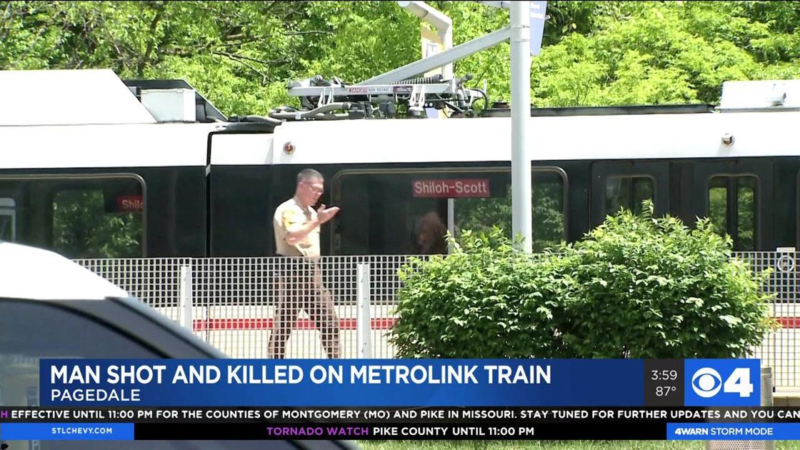 Suspect at large after man fatally shot on MetroLink train in north St. Louis County 