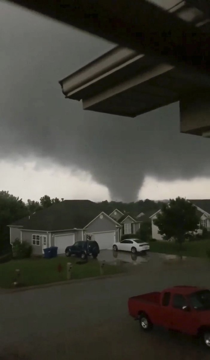 A violent tornado touched down in Jefferson City, Missouri, causing heavy damage Wednesday, according to the National Weather Service.