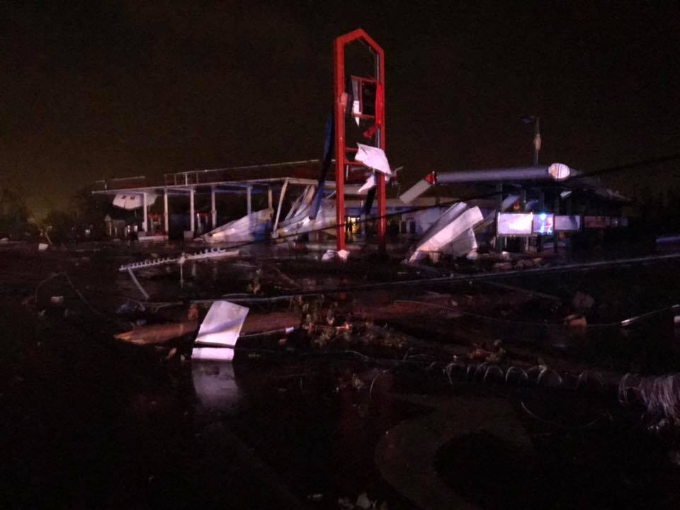 Violent tornado caused injuries and heavy damage. When it hit. it felt like an earthquake, Cindy Sandoval-Jakobsen. She took her daughter, who is blind, and the two hid in the only room in their house with no windows.   