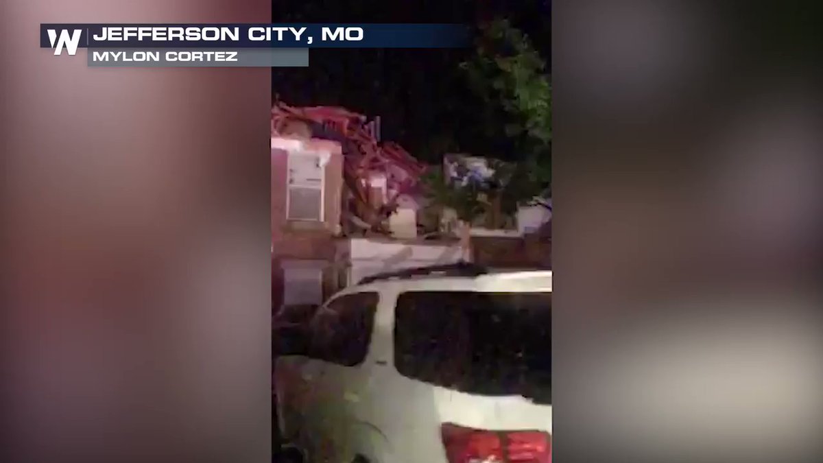 Residents appear dazed after a crippling tornado ripped through Jefferson City, MO late last night with at least 9 people hospitalized and no fatalities yet with this storm.