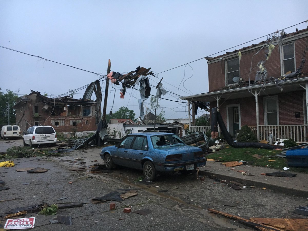 Just incredible  Homes in the Lafayette StreetCapitol Avenue area are destroyed from last night's storm