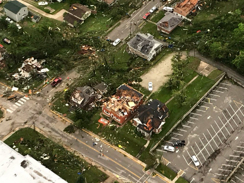 Aerial photos show scale of Jefferson City tornado damage    