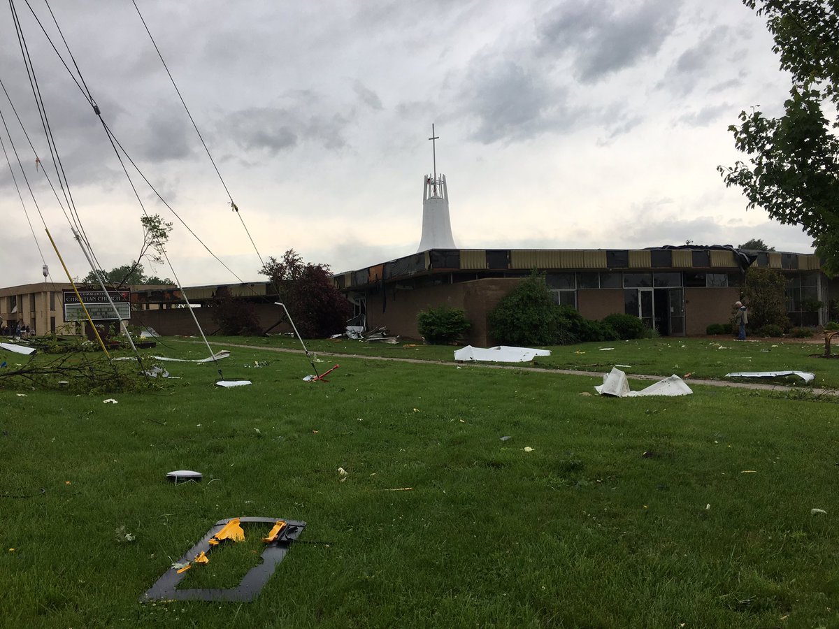 Community Christian Church in JeffersonCity. Tornados 