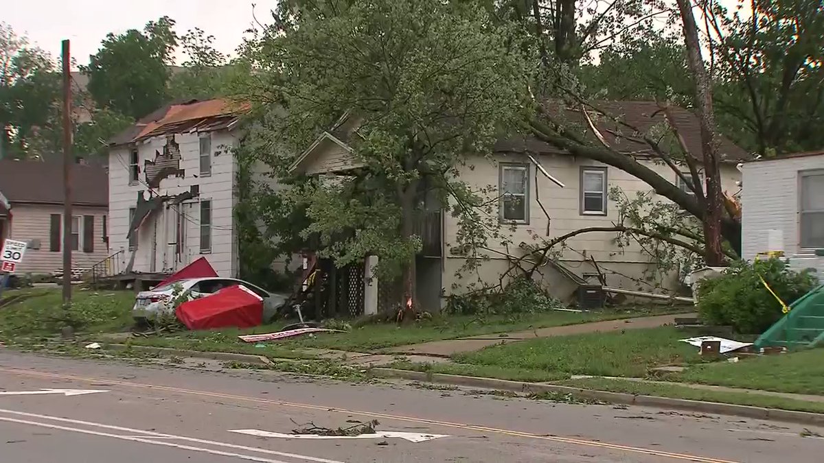 Another look at the situation in Jefferson City, Missouri Thursday morning 