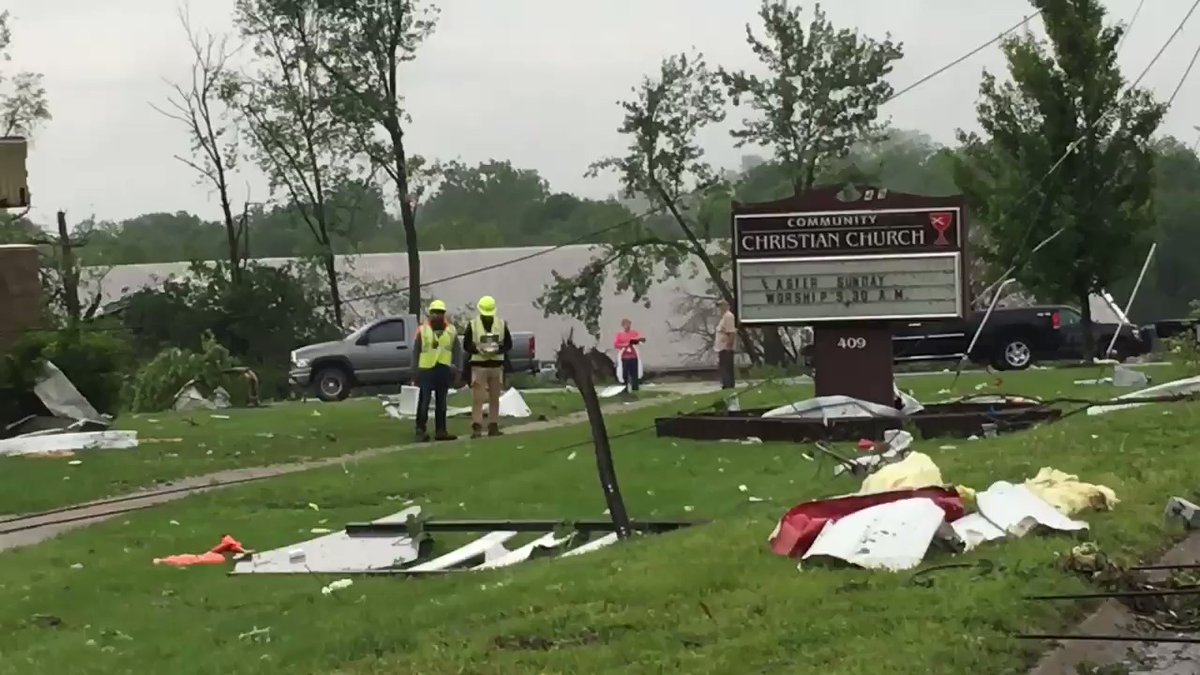 Jefferson City Tornado, Ellis Boulevard