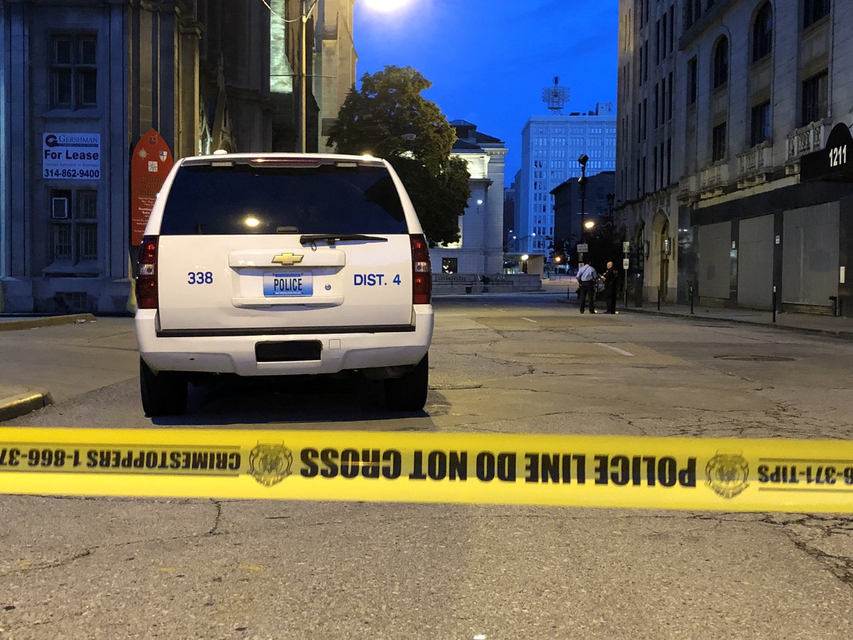 A male shooting victim arrived at the Justice Center early this morning. He had been shot in the rear end. Police are investigating TISL