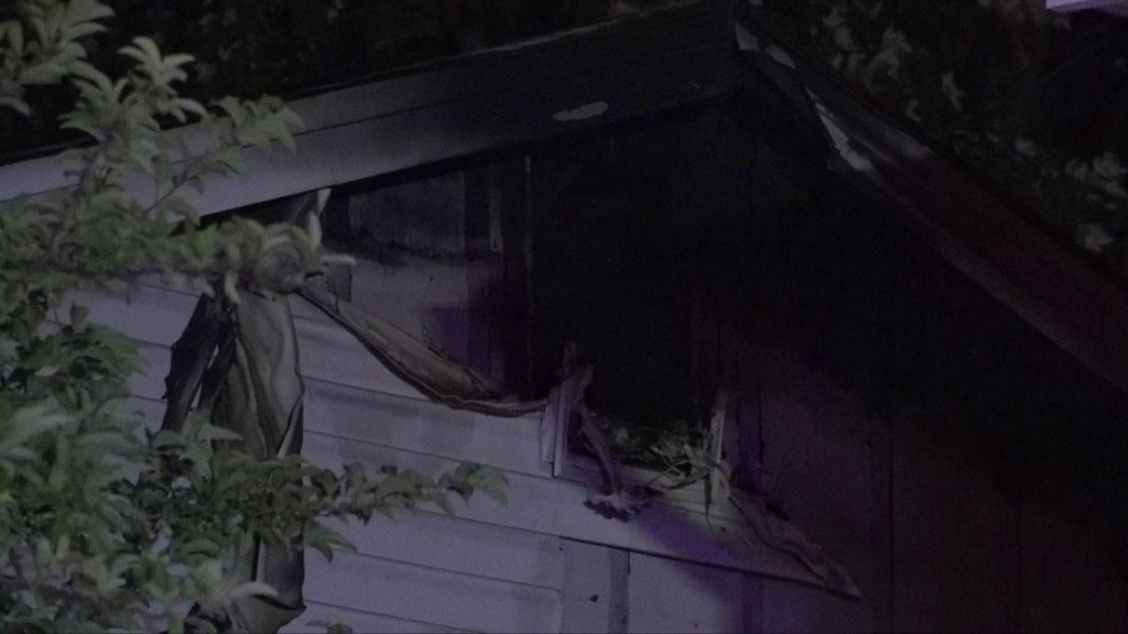 A family of five was forced out of their home after an overnight fire Monday.