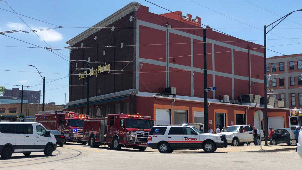 At least four people taken to hospital after hazmat situation at River Market business    