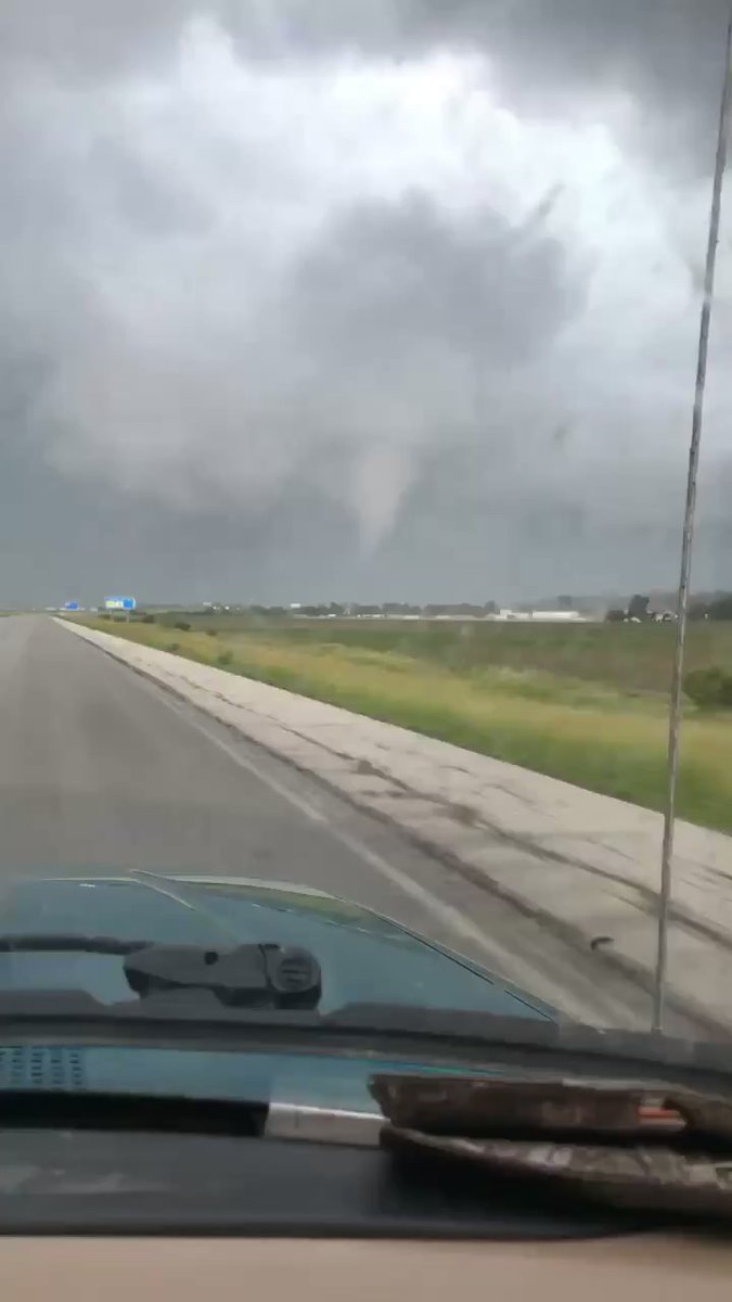 Tornado yesterday near Mound City, MO  