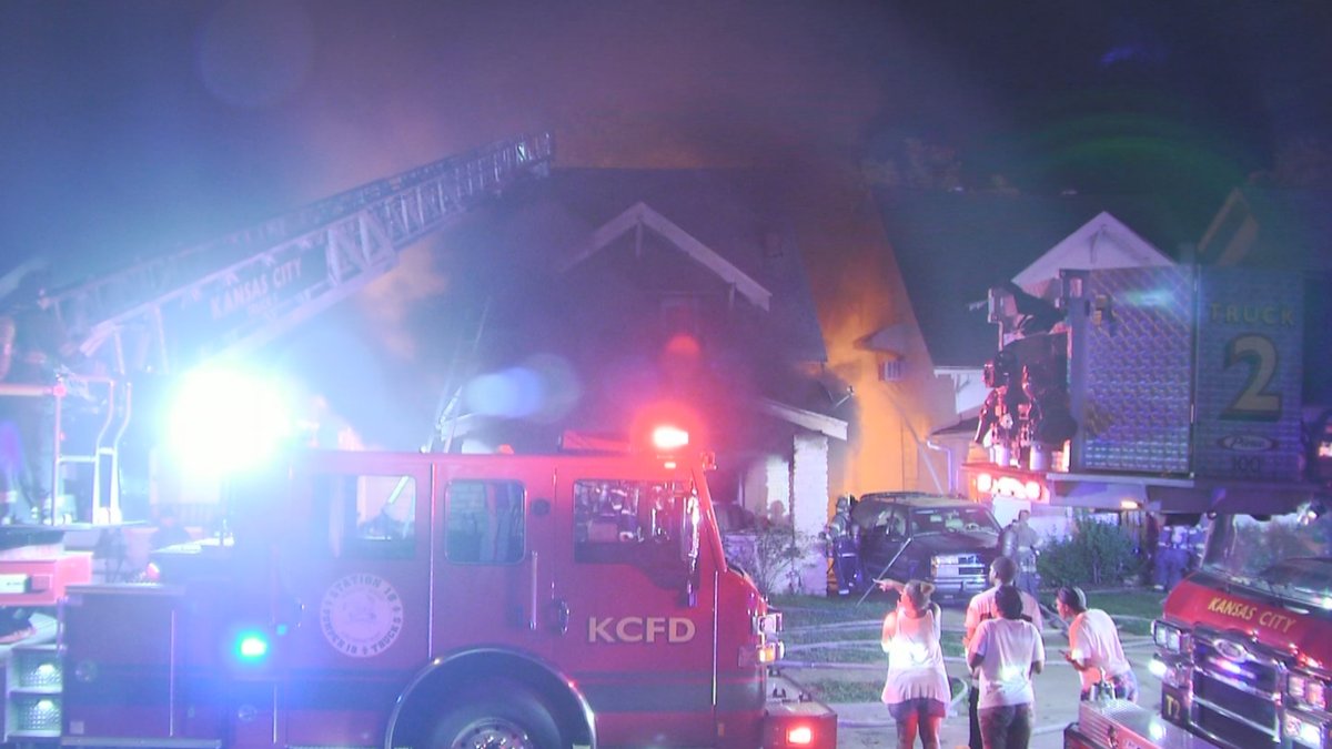 KC house fire that injured 2 firefighters was indeed caused by fireworks, fire dept says    