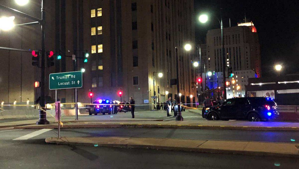 Shots fired at KCPD officer, leading to pursuit that ended downtown