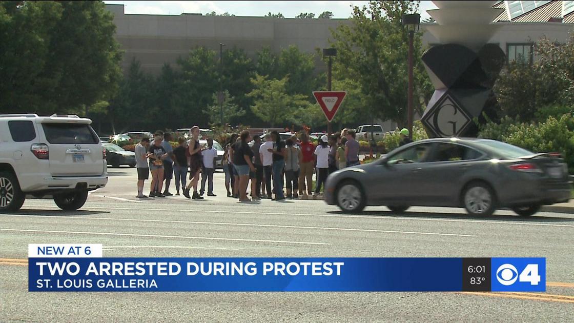 2 arrested while protesting fatal officer-involved shooting near the Galleria