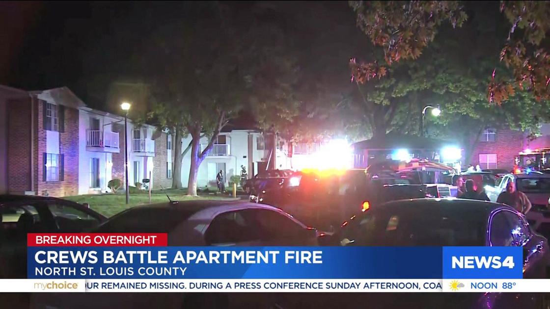 St. Louis County officer among 2 people taken to hospital after overnight fire in Black Jack  