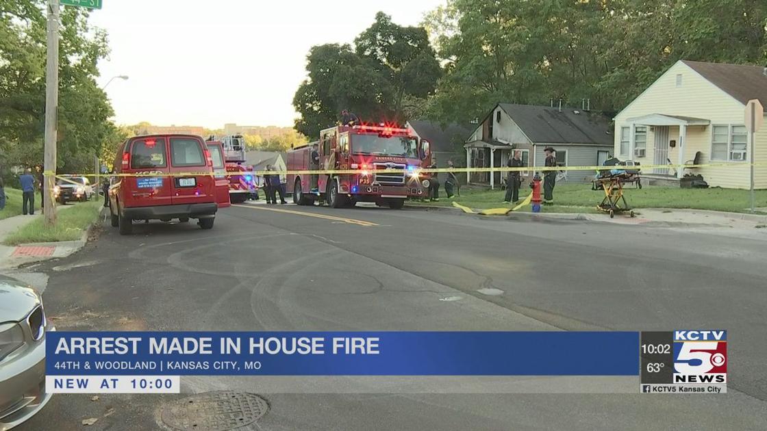 Man in custody in connection to house fire on Woodland Avenue - KCTV Kansas City