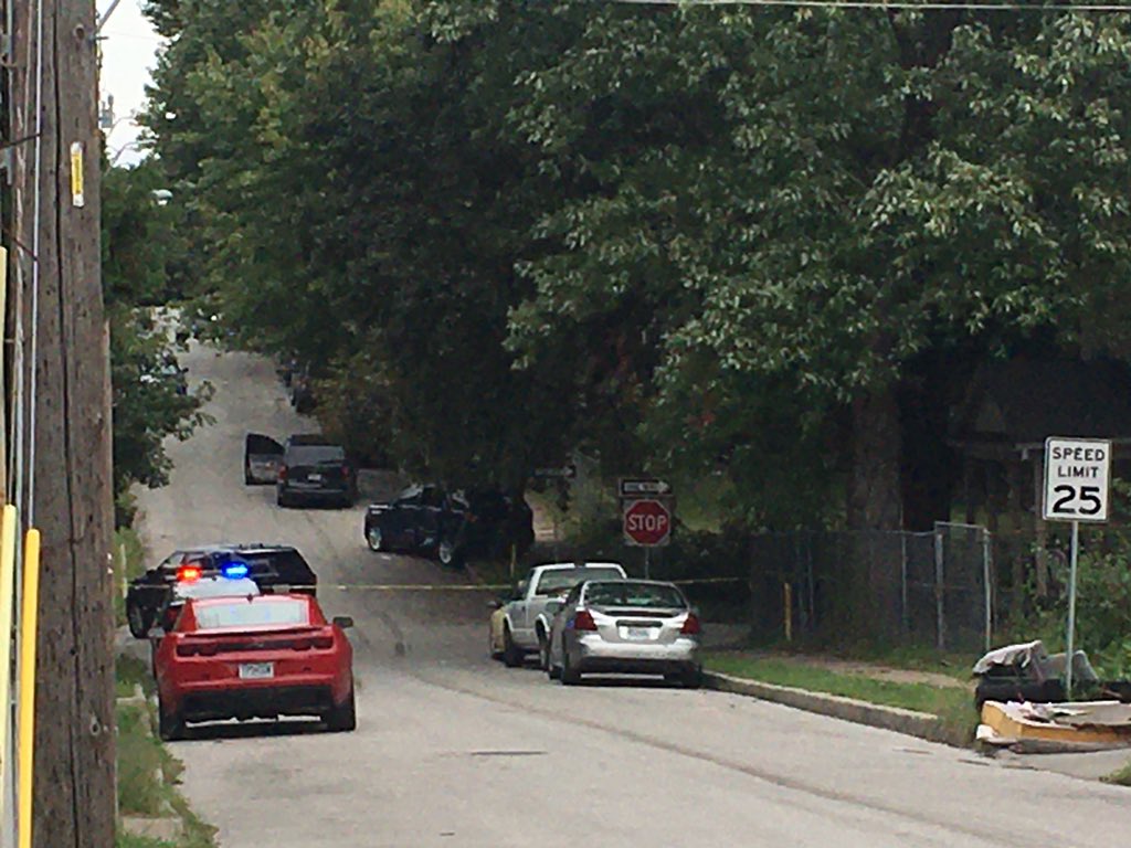 Officer was involved in a shooting near Independence and Indiana avenues. No injuries reported. Police are looking for a suspect