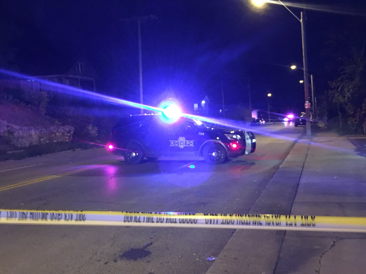 KCPD investigating a shooting near 25th and Hardesty. 24th to 26th St. along Hardesty quartered off