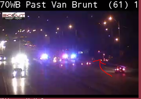 Kcpolice are investigating a deadly accident on EB Interstate 70 at Van Brunt. Traffic is being diverted off/on using the Van Brunt ramps. Light traffic now, so little delay.