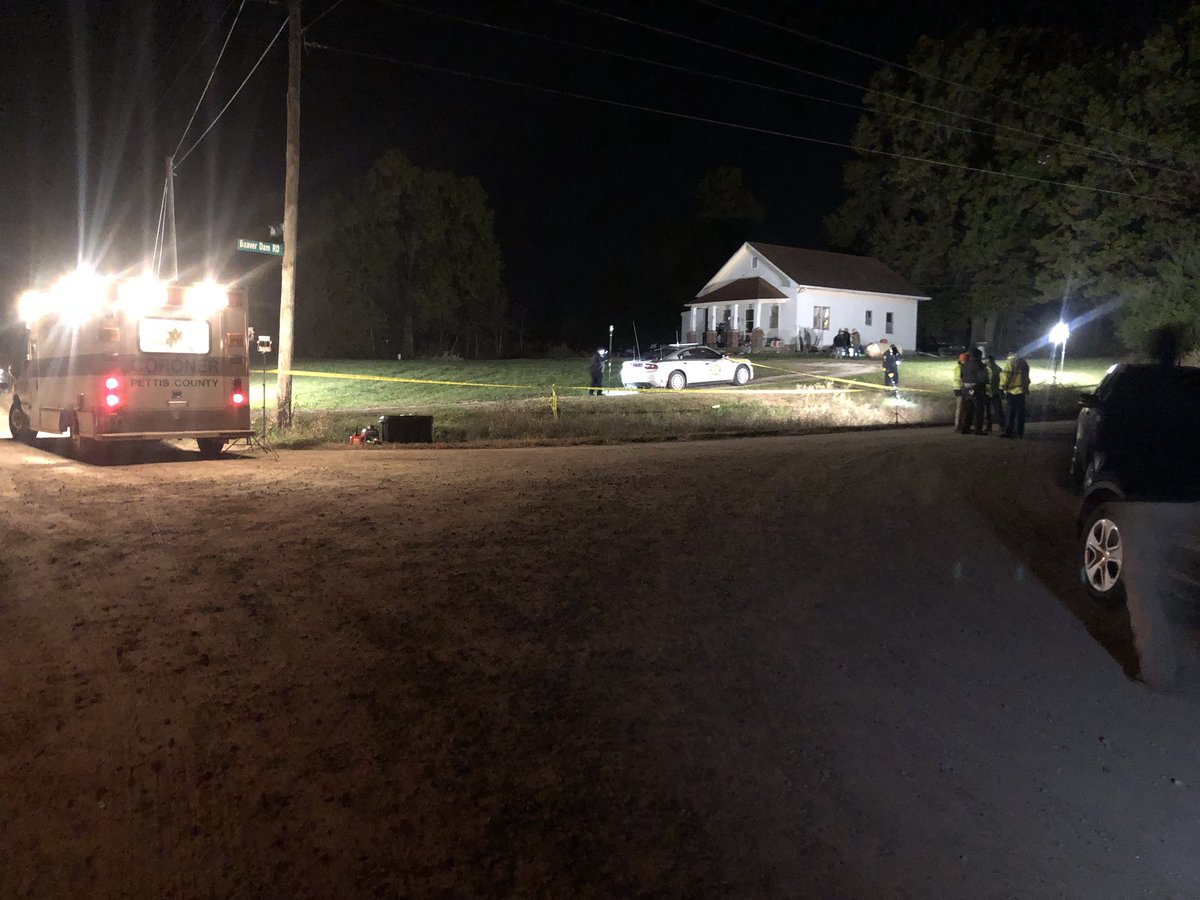Scene of an officer involved shooting in Pettis County. 