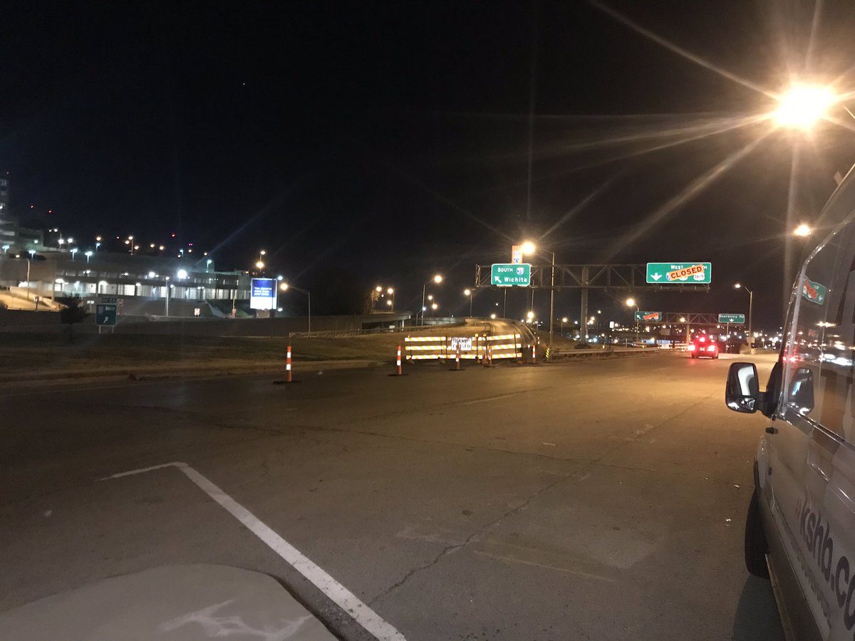 More than a dozen ramps are still closed due to repairs and an environmental study being done on the Buck O'Neill Bridge. 