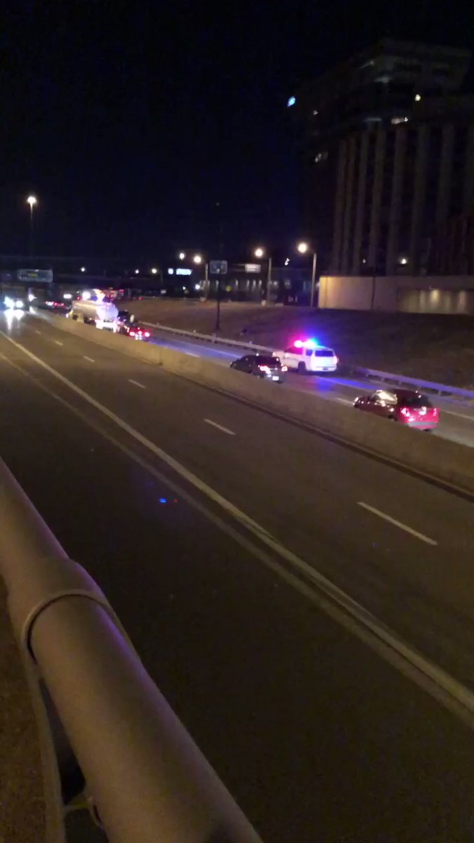 Car accident on the Interbelt Highway 70 southbound near the arch.  