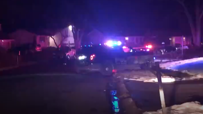 The Grandview Police Department says at least one person has been shot in the 7600 block of E. 132nd Terrace