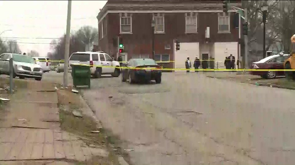 A suspect is at-large after an officer-involved shooting Monday morning. The St. Louis Metropolitan Police Department says that an officer fired at an armed suspect at around 11:30am near the intersection of Dr. Martin Luther King and Kingshighway.