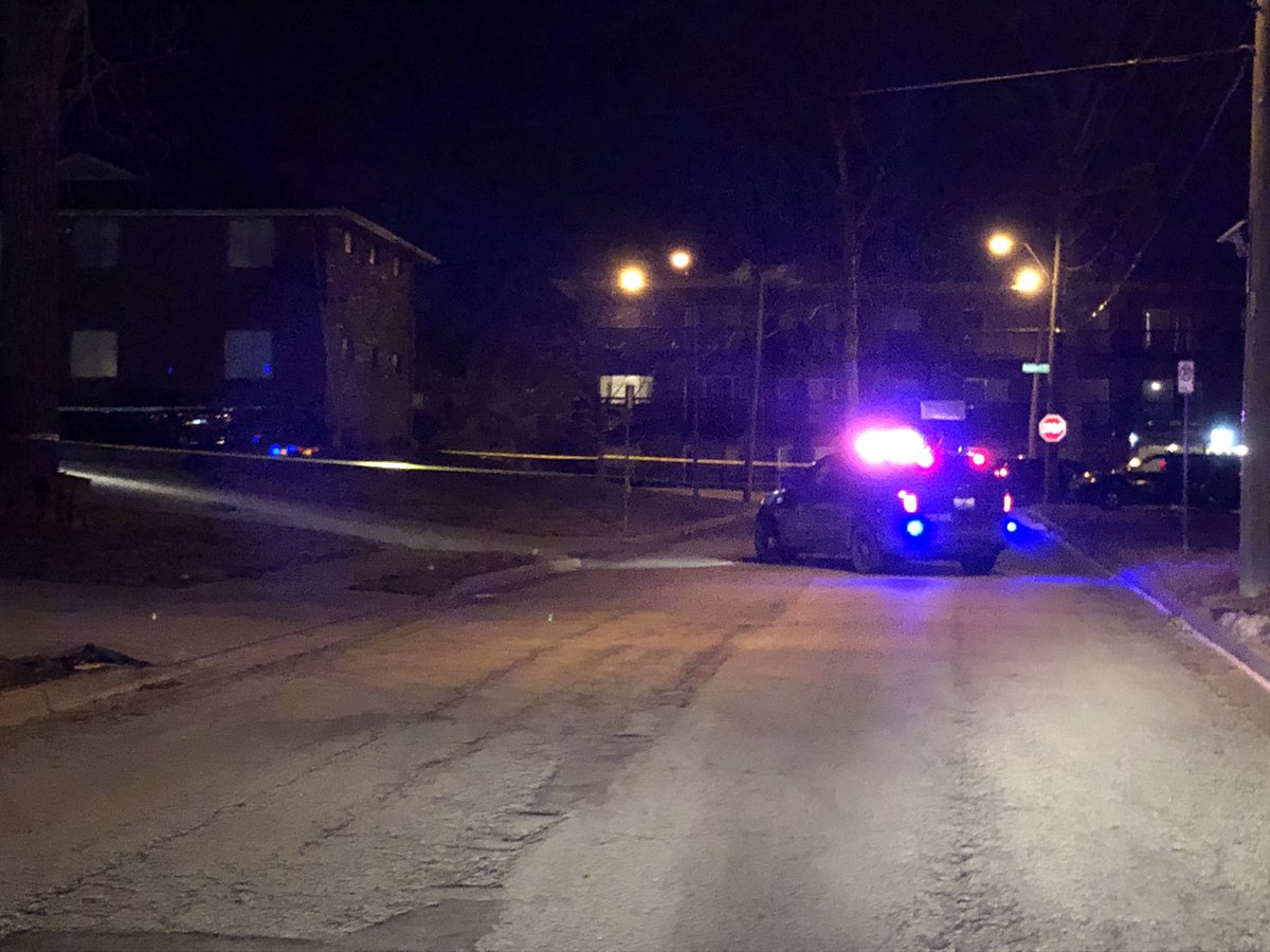 Scene of a shooting at 81st and Campbell Kansas City