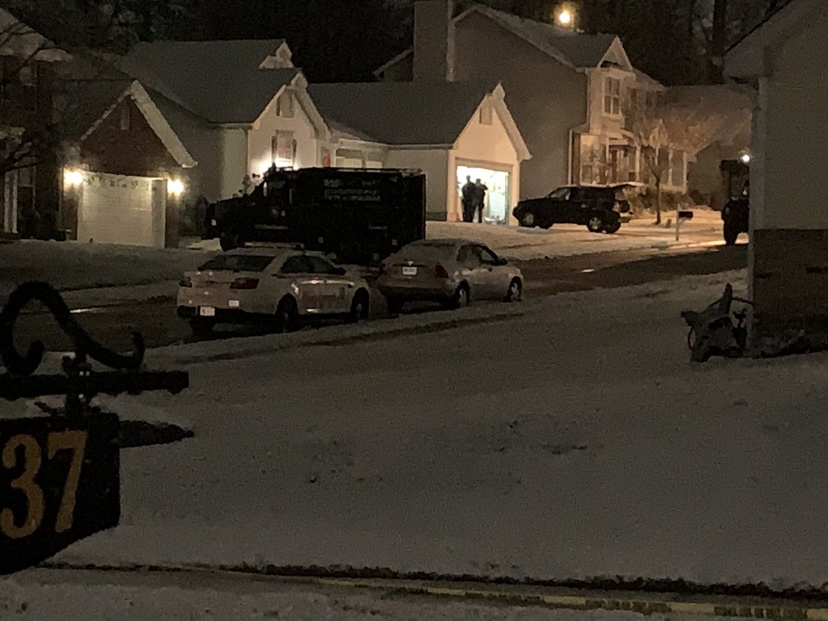 Saint Louis Co. Police are   searching for a suspect. They say they found another shooting victim, a man, inside the home who was pronounced dead on the scene.  A woman was also shot.   The hours long standoff is over.  